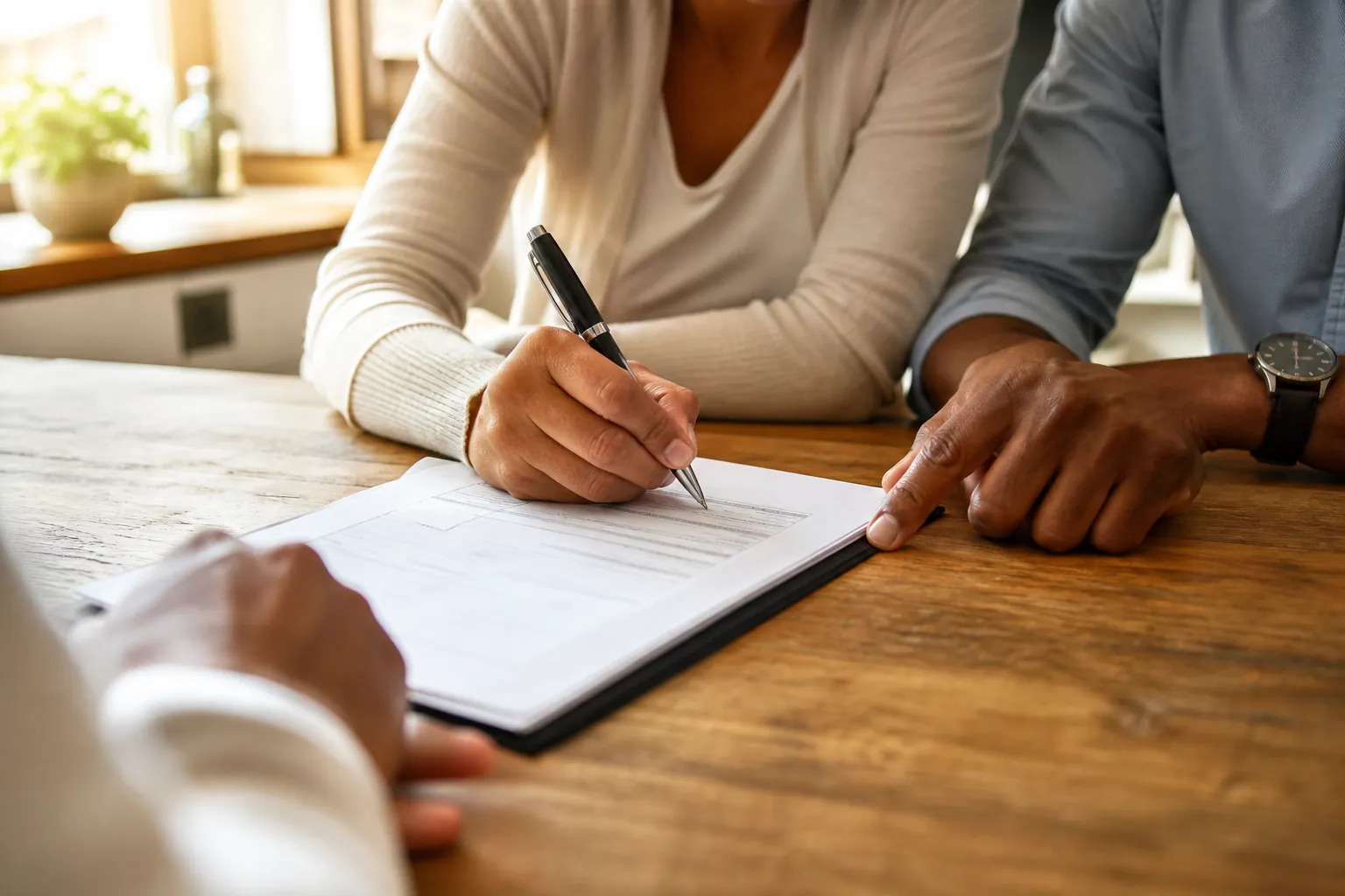 Reviewing a property's details and terms